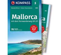 KOMPASS Wanderführer Mallorca, 78 Touren mit Extra-Tourenkarte: GPS-Daten zum Download: 5911