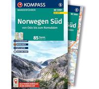 KOMPASS Wanderführer Norwegen Süd, von Oslo bis zum Romsdalen, 85 Touren mit Extra-Tourenkarte: mit Touren und GPS-Daten in der KOMPASS-App: 5981