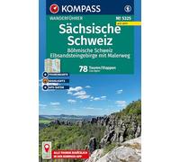 KOMPASS Wanderführer Sächsische Schweiz, Böhmische Schweiz, Elbsandsteingebirge mit Malerweg, 78 Touren/Etappen mit Extra-Tourenkarte: mit Touren und GPS-Daten in der KOMPASS-App: 5325