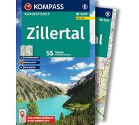 KOMPASS Wanderführer Zillertal, 55 Touren mit Extra-Tourenkarte: mit Touren und GPS-Daten in der KOMPASS-App: 5631