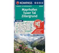 KOMPASS Wanderkarte 037 Mayrhofen, Tuxer Tal, Zillergrund 1:25.000: Wander- und Fahrradkarte in einem - inklusive Offline-Verwendung in der KOMPASS-App. Wander-& Radwege. Skitouren. Langlaufen.