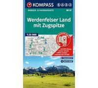 KOMPASS Wanderkarte 07 Werdenfelser Land mit Zugspitze 1:25.000: Wander- und Fahrradkarte in einem - inklusive Offline-Verwendung in der KOMPASS-App. Wander-& Radwege. Skitouren. Langlaufen.