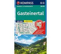 KOMPASS Wanderkarte 079 Gasteinertal 1:25.000: Wander- und Fahrradkarte in einem - inklusive Offline-Verwendung in der KOMPASS-App. Wander-& Radwege. Panorama. Skitouren. Langlaufen. Reiten.
