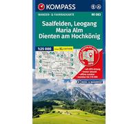 KOMPASS Wanderkarte 083 Saalfelden, Leogang, Maria Alm, Dienten am Hochkönig 1:25.000: XL Karten: Wander- und Fahrradkarte im Walter Mayr Großdruck - ... Wander-& Radwege. Skitouren. Langlaufen.