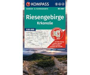 KOMPASS Wanderkarte 2087 Riesengebirge, Krkonose 1:50.000: Wander- und Fahrradkarte in einem - inklusive Offline-Verwendung in der KOMPASS-App. Wander-& Radwege. Langlaufen.