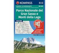 KOMPASS Wanderkarte 2476 Parco Nazionale del Gran Sasso e Monti della Laga 1:50.000: Wander- und Fahrradkarte in einem - inklusive Offline-Verwendung in der KOMPASS-App. Wander-& Radwege.