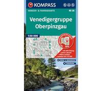 KOMPASS Wanderkarte 38 Venedigergruppe, Oberpinzgau 1:50.000: Wander- und Fahrradkarte in einem - inklusive Offline-Verwendung in der KOMPASS-App. Wander-& Radwege. Panorama. Skitouren.