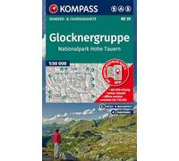 KOMPASS Wanderkarte 39 Glocknergruppe, Nationalpark Hohe Tauern 1:50.000: Wander- und Fahrradkarte in einem - inklusive Offline-Verwendung in der ... Panorama. Skitouren. Langlaufen. Reiten.