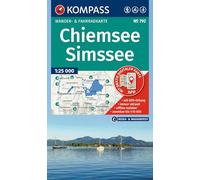 KOMPASS Wanderkarte 792 Chiemsee, Simssee 1:25.000: Wander- und Fahrradkarte in einem - inklusive Offline-Verwendung in der KOMPASS-App. Wander-& Radwege. Langlaufen.