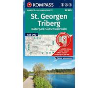 KOMPASS Wanderkarte 885 St. Georgen, Triberg, Naturpark Südschwarzwald 1:25.000: Wander- und Fahrradkarte in einem - inklusive Offline-Verwendung in ... Radwege. Skitouren. Langlaufen. Reiten.