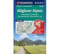 KOMPASS Wanderkarten-Set 003 Allgäuer Alpen, Oberstdorf, Sonthofen, Kleinwalsertal, Tannheimer Tal (2 Karten) 1:25.000: inklusive Karte zur offline Verwendung in der KOMPASS-App.
