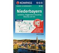 KOMPASS Wanderkarten-Set 158 Niederbayern (2 Karten) 1:50.000