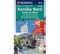KOMPASS Wanderkarten-Set 2250 Korsika Nord, Corse du Nord, Weitwanderweg GR20 (3 Karten) 1:50.000: inklusive Karte zur offline Verwendung in der KOMPASS-App. Fahrradfahren.