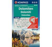 KOMPASS Wanderkarten-Set 672 Dolomiten, Dolomiti, Dolomites (4 Karten) 1:35.000: inklusive Karte zur offline Verwendung in der KOMPASS-App. Fahrradfahren. Skitouren