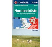 KOMPASS Wanderkarten-Set 723 Nordseeküste von Hamburg nemark (2 Karten) 1:50.000: inklusive Karte zur offline Verwendung in der KOMPASS-App. Fahrradfahren.