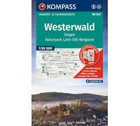 KOMPASS Wanderkarten-Set 847 Westerwald, Siegen, Naturpark Lahn-Dill-Bergland (2 Karten) 1:50.000: inklusive Karte zur offline Verwendung in der KOMPASS-App. Fahrradfahren.