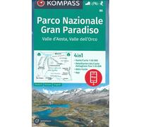 Kompass WK86 Gran Paradiso: 4in1 Wanderkarte mit Aktiv Guide und Detailkarten inklusive Karte zur offline Verwendung in der KOMPASS-App. ... Schaal 1 : 50.000: 86 (Kompass Wanderkarten)