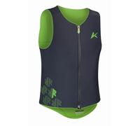 Komperdell Ballistic Flex Fit Pro Junior - Protector de espalda (talla 128), color negro y verde