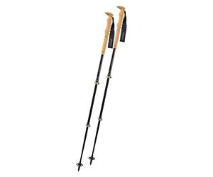 Komperdell Carbon C3 Cloud Compact 90-120 - Bastones de senderismo, color negro y titanio