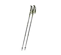 Komperdell Carbon Pro Zero - Bastón de senderismo (67 cm, longitud 150-140 cm, ajustable, 105-140 cm), color verde