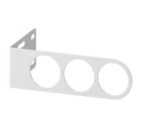 KOMPLEMENT Barra para perchas y ropa, soporte para armario 17x5 cm (blanca)