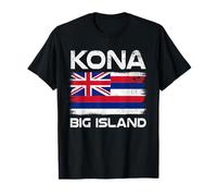 Kona Big Island - Bandera de Hawái Camiseta