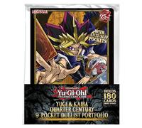 ¡Konami YuGiOh de alta calidad Portafolio de cartas de 9 bolsillos de Yugi y Ka