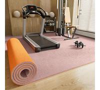 Koncey Colchoneta de Suelo Antisonido, Alfombra Antideslizante Absorvente Acústica para Gimnasio, Hogar, Oficina y Uso Comercial, Reducción de Ruido para Salón, Dormitorio(Marrón,100 x 150 CM)