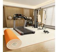 Koncey Colchoneta de Suelo Antisonido, Alfombra Antideslizante Absorvente Acústica para Gimnasio, Hogar, Oficina y Uso Comercial, Reducción de Ruido para Salón, Dormitorio(Blanco,120 x 160 CM)