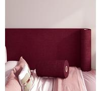 Koncey Papel Pintado Autoadhesivo, Rollo de Papel Tapiz Impermeable de 65 x 280 CM, 4mm XPE Aislamiento Termico, Papel-Pared para Aislamiento Interior, Multiusos Protector Pared(Rojo)