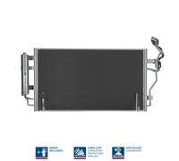 Kondensador Aire Acondicionado Aluminio con Secador para Nissan Leaf Electric