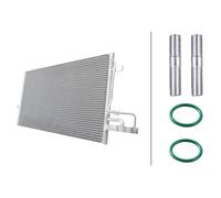 Kondensador De Aire Acondicionado Hella De Aluminio Para Ford Focus II 1.6 1.4