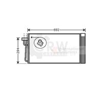Kondensador De Aire Acondicionado Para BMW 5er Touring E61 Con Secador
