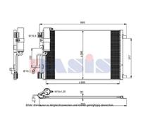 Kondensador De Aire Acondicionado Para Nissan Qashqai+2 I J10 JJ10 Con Secador