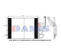 Kondensador De La Aire Acondicionado Con Secador Para Mazda 3 BK 5 CR19