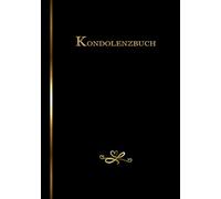 Kondolenzbuch “Für immer im Herzen”: Kondolenzbuch Abschied Trauer Erinnerungen Trost Gedenkbuch Platz für Foto Namen Daten Herzornament Goldschrift