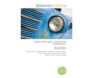 Kondor: Automobile, Automotive design, Internal combustion engine, Bicycle, Automobile safety, Electric vehicle, Electric vehicle conversion, Giubo