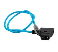 Cable de alimentación Kondor azul D-Tap a BMPCC 4K 6K para Blackmagic Pocket Cinema Camera 4K P-Tap 20", azul