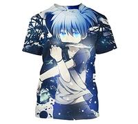 KONDZ 2022 Nagisa Camiseta Hombres Mujeres 3D Estampado Unisex Anime Assassination Classroom Shiota Nagisa Luffy Traje Streetwear Harajuku Camiseta