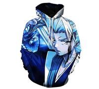 KONDZ Nueva Sudadera con Capucha De Moda para Otoño E Invierno para Hombre, Sudaderas con Capucha con Estampado 3D De Anime Bleach, Ropa Informal Estilo Hip Hop, Sudaderas con Capucha Informales