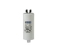 KONEK 63009 Condensador Mka 7 Uf 5% 450 V con Espiga M8 y Faston Doble, Blanco