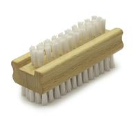 KONEX Cepillo de uñas y manos de dos caras de madera antideslizante