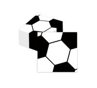 KONFEN 20 Servilletas de Fútbol, Servilletas de Fútbol Para Cumpleaños, Decoración de Mesa Para Cumpleaños de Fútbol Infantiles, Para Baby Showers, Días de Partido, Partidos de Fútbol, 33 x 33 cm, A