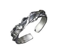 KONFEN Anillo para hombre, ajustable, con diseño de rosa espinosa vikinga, abierto, retro, punk, hip hop, gótico, unisex, vintage, regalo de cumpleaños/Navidad para hombres y niños