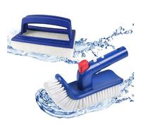 KONFEN Juego de cepillos para Limpieza de Piscinas, 2 Pcs 360° Rotatable Cepillo de Pared de Piscina de Jacuzzi y Cepillo Fregador de Esponja de Mano para Piscina, Jacuzzi, baño, Tanque, spas, Suelo