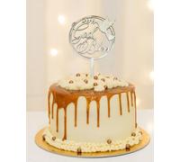 KONFEN Letras De Madera Para Decoracion Tarta Comunion Niña Y Niño Adornos Para Pasteles Con Figuras De Bautizo Mi Primera Comunion Decoración Bautizo