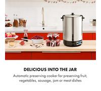 KonfiStar 50 Digital Olla pasteurizadora Dispensador de bebidas 50L 100°C 180min