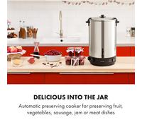 KonfiStar 50 Olla pasteurizadora Dispensador de bebidas 50L 110°C 120min Acero inoxidable Klarstein