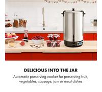 KonfiStar 60 Digital Olla pasteurizadora Dispensador de bebidas 60L 100°C 180min Klarstein