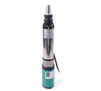 Konfiur Bomba sumergible solar de 370 W, 12 - 48 V, acero inoxidable, IP65, 2850 r/min, bomba de agua Gardena, 7 x 54,5 cm, altura máxima de elevación: 65 m, caudal nominal: 2 m³/h